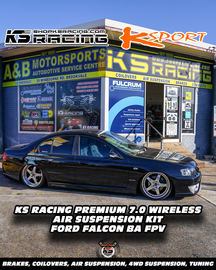 Ford Falcon 98-08 Premium Wireless Air Suspension Kit - KS RACING — KS Racing Australia