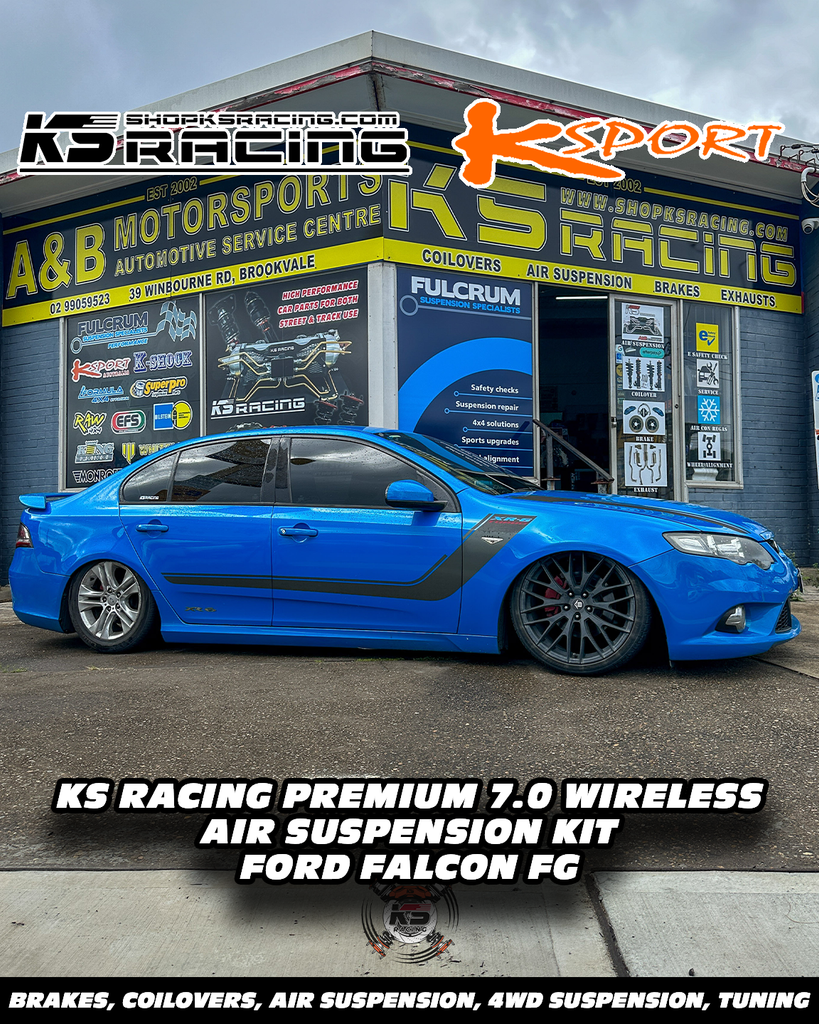 Ford Falcon FG Premium Wireless Air Suspension Kit - KS RACING — KS Racing Australia