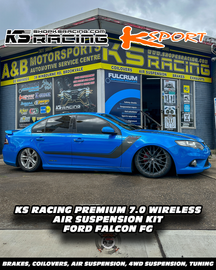 Ford Falcon FG Premium Wireless Air Suspension Kit - KS RACING — KS Racing Australia