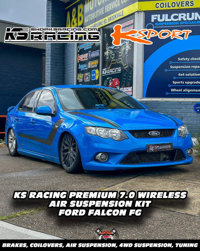 Ford Falcon FG Premium Wireless Air Suspension Kit - KS RACING — KS Racing Australia