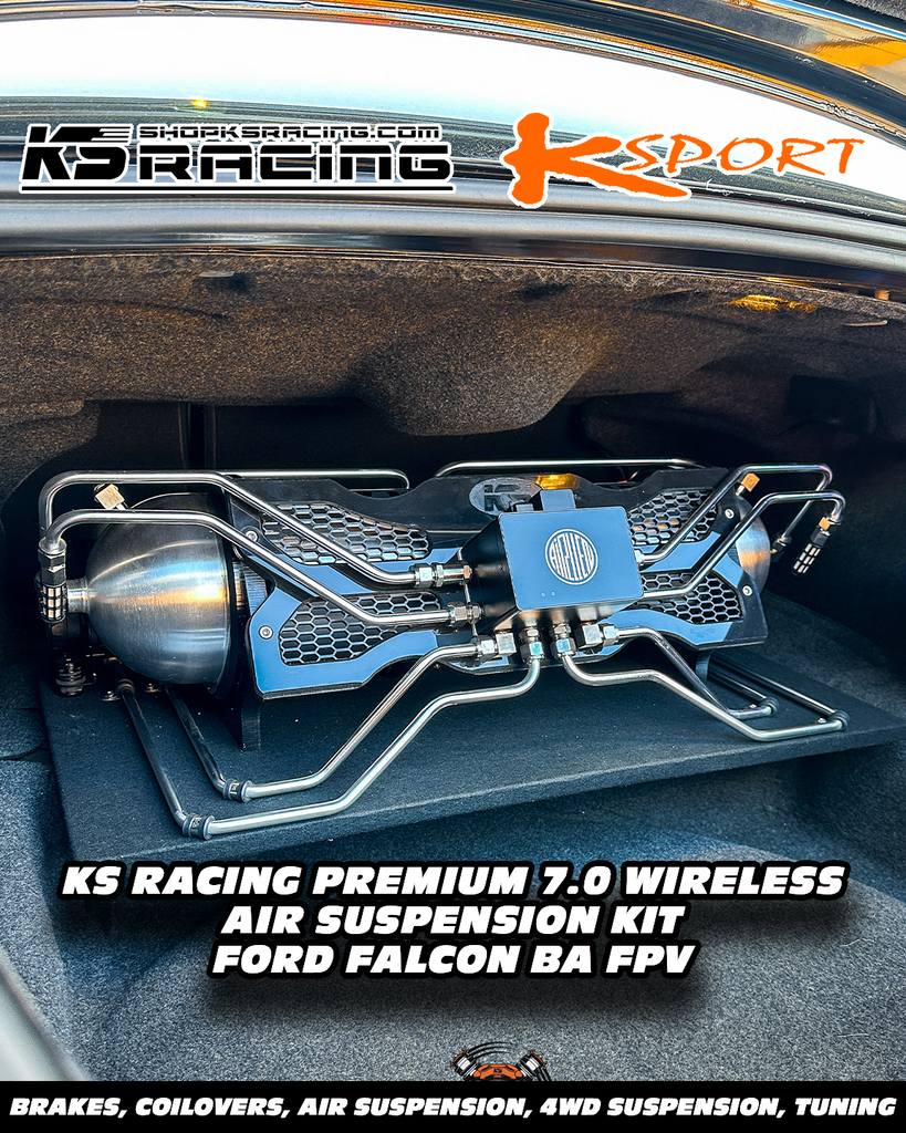 Ford Falcon 98-08 Premium Wireless Air Suspension Kit - KS RACING — KS Racing Australia