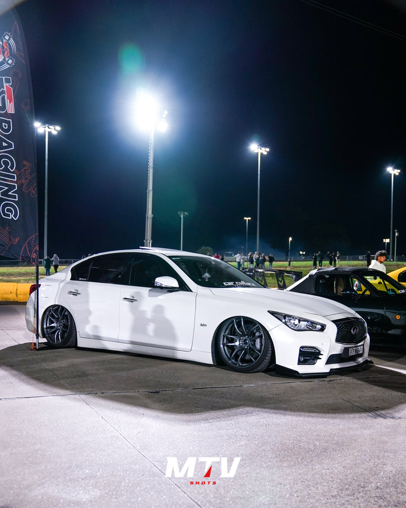 Infiniti Q50 (Fr Fork) V37 13-UP Premium Wireless Air Suspension Kit - KS RACING — KS Racing Australia