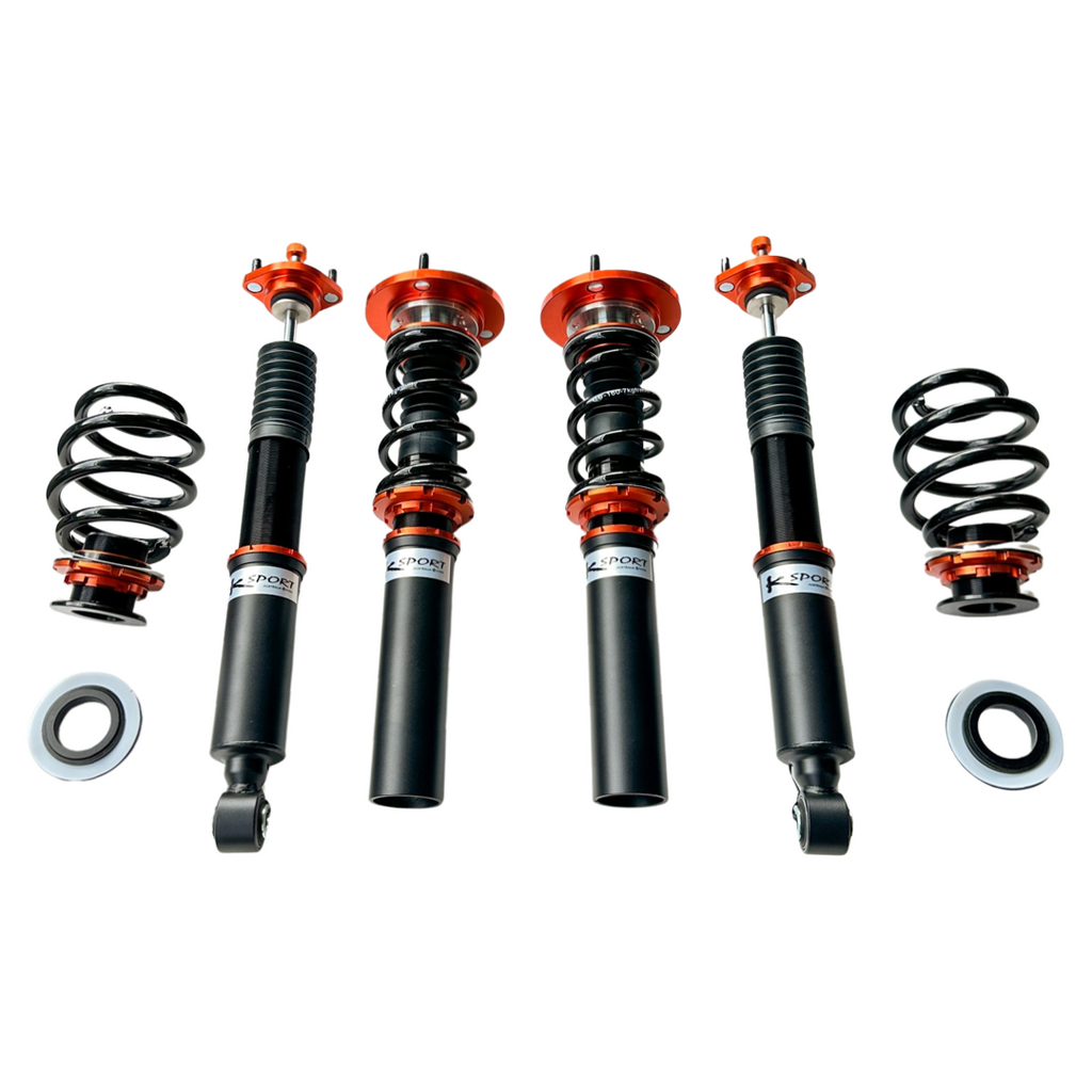 BMW 3-series strut dia. 45mm, Rr shock & spring separate (welding required for installation); E30 — KS Racing Australia