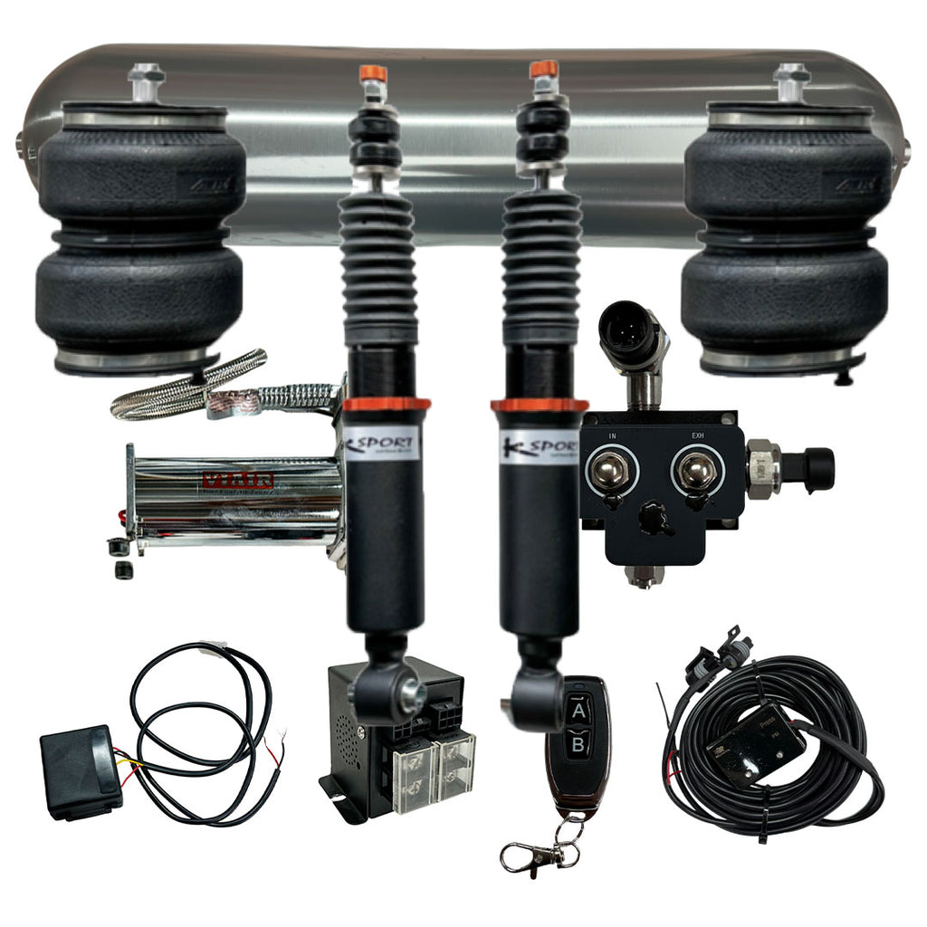 KS RACING Rear Only Basic Air Suspension Kit - Wireless Remote — KS Racing Australia