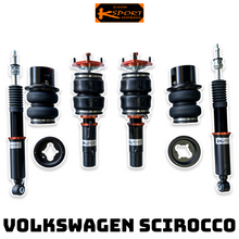 Load image into Gallery viewer, Volkswagen Scirocco 08-17 Air Lift Performance 3P Dual ViAir 444c Air Suspension with KS RACING Air — KS Racing Australia