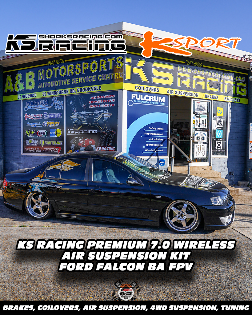 Ford Falcon Premium Wireless Air Suspension Kit - KS RACING — KS Racing Australia
