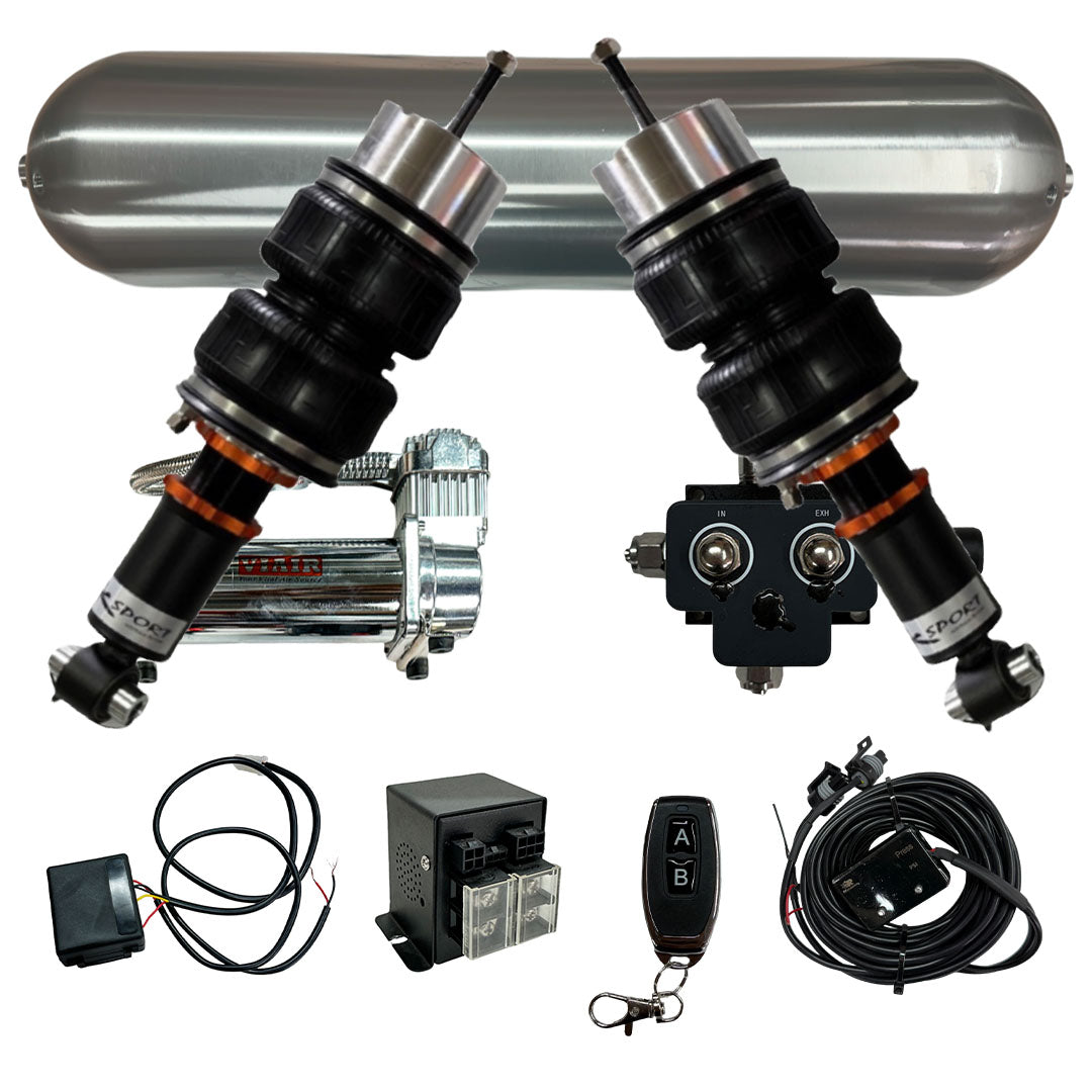KS RACING Rear Only Basic Air Suspension Kit - Wireless Remote — KS Racing Australia