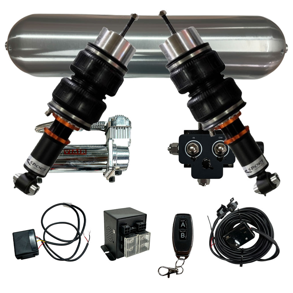 KS RACING Rear Only Basic Air Suspension Kit - Wireless Remote — KS Racing Australia