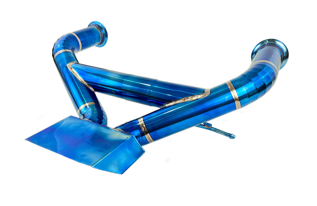 Lamborghini Aventador LP700-4 Full Blue Titanium Straight Pipe Exhaust System — KS Racing Australia