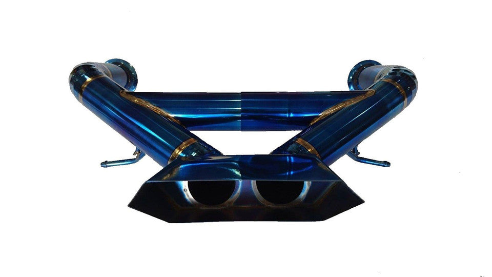 Lamborghini Aventador LP700-4 Full Blue Titanium Straight Pipe Exhaust System — KS Racing Australia