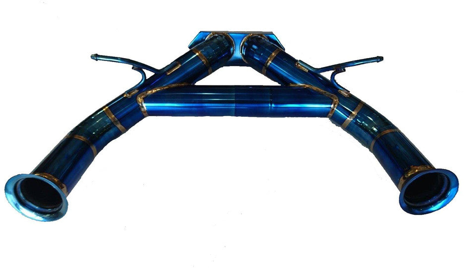 Lamborghini Aventador LP700-4 Full Blue Titanium Straight Pipe Exhaust System — KS Racing Australia