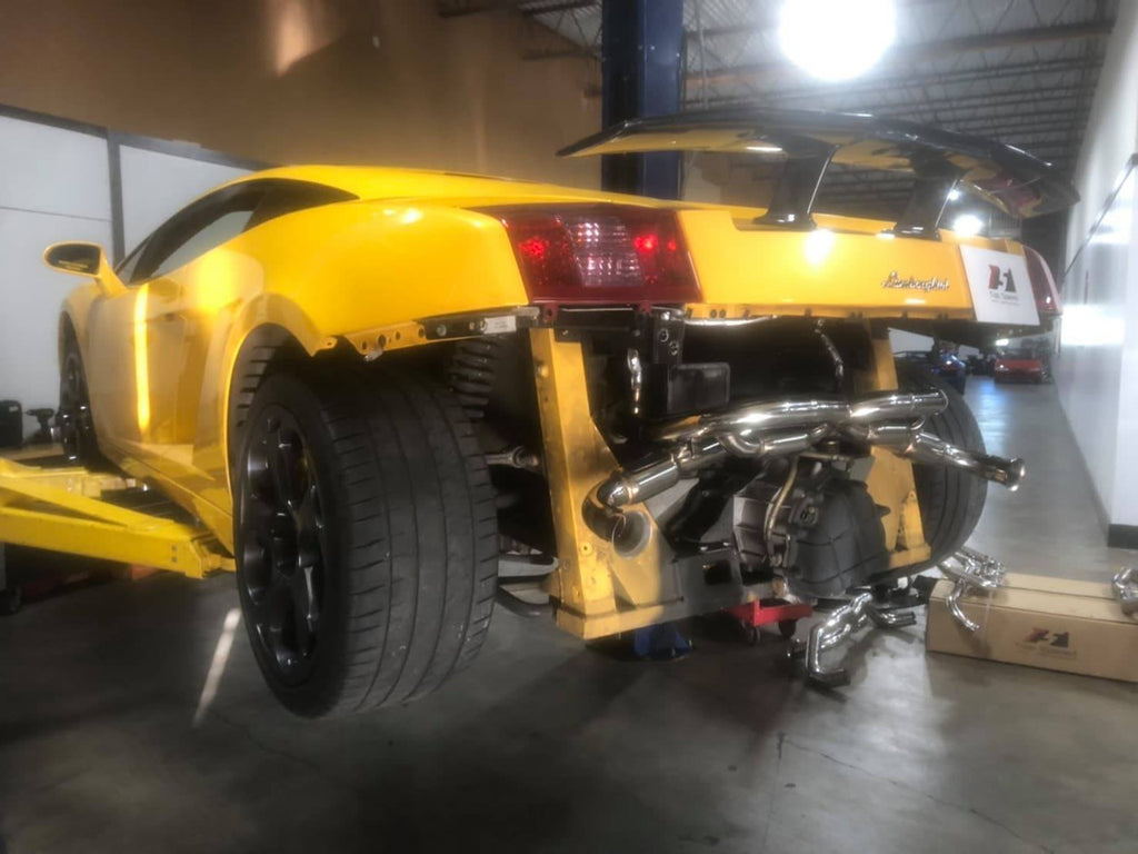 Lamborghini Gallardo 04-08 Straight Pipe F1 Spec Exhaust System W/O Valves — KS Racing Australia