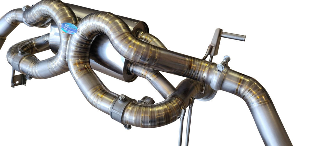 Lamborghini Huracan LP610-4 & LP580-2 2015-2020 Titanium Exhaust with valve function, Titanium — KS Racing Australia