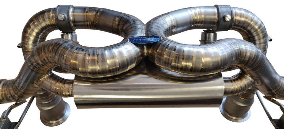 Lamborghini Huracan LP610-4 & LP580-2 2015-2020 Titanium Exhaust with valve function, Titanium — KS Racing Australia