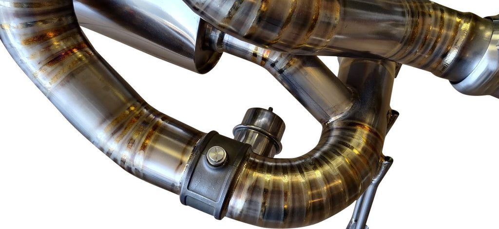 Lamborghini Huracan LP610-4 & LP580-2 2015-2020 Titanium Exhaust with valve function, Titanium — KS Racing Australia