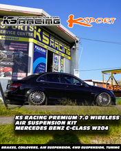 Load image into Gallery viewer, Mercedes Benz C-Class W204 C63 AMG 07-14 Premium Wireless Air Suspension Kit - KS RACING — KS Racing Australia