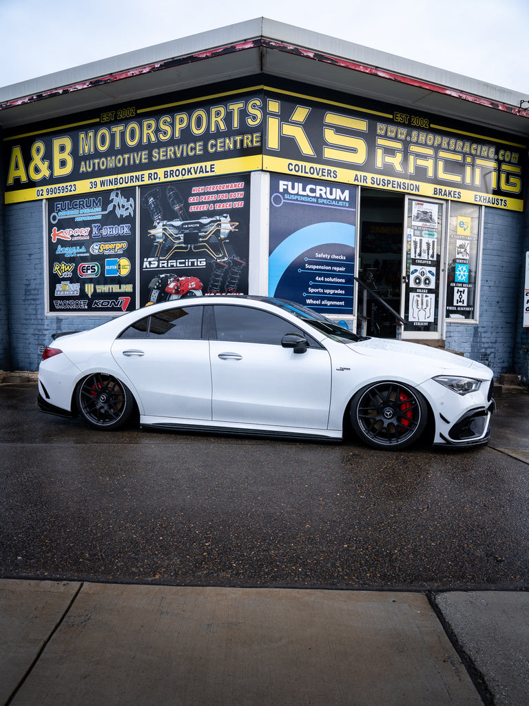Mercedes Benz CLA45 AMG C118 53.2mm 19-UP Premium Wireless Air Suspension Kit - KS RACING — KS Racing Australia