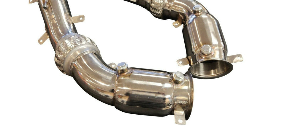 McLaren 540C 570S 570GT 600LT 16-19 3.5" 200 CELL HFC Turbo Down Pipes — KS Racing Australia