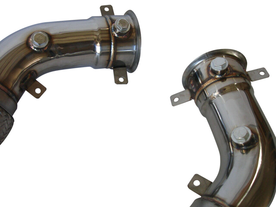McLaren MP4-12C 650S 12-16 3.5" Straight Turbo Down Pipes — KS Racing Australia