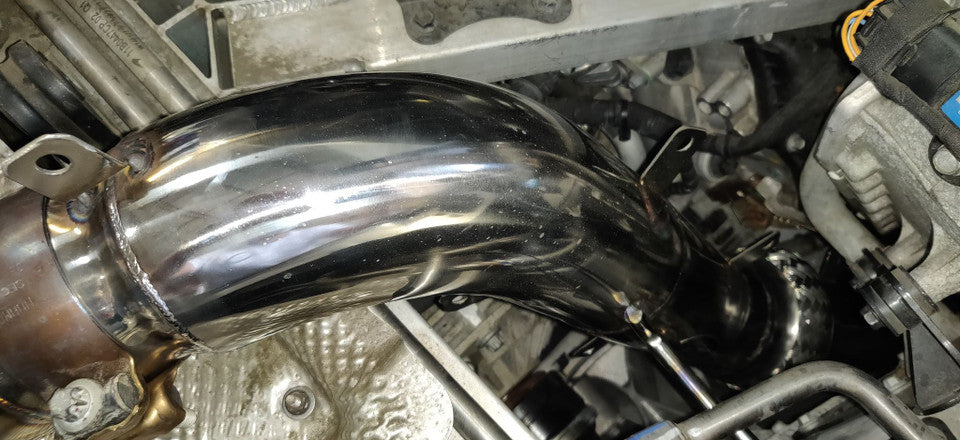McLaren MP4-12C & 650S 12-16 3.5" 200 CELL HFC Turbo Down Pipes — KS Racing Australia