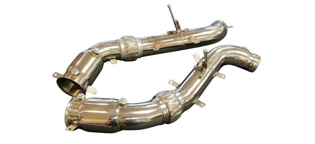 McLaren MP4-12C & 650S 12-16 3.5" 200 CELL HFC Turbo Down Pipes — KS Racing Australia