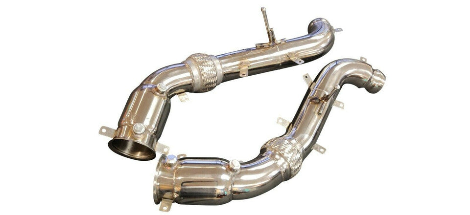McLaren MP4-12C & 650S 12-16 3.5" 200 CELL HFC Turbo Down Pipes — KS Racing Australia