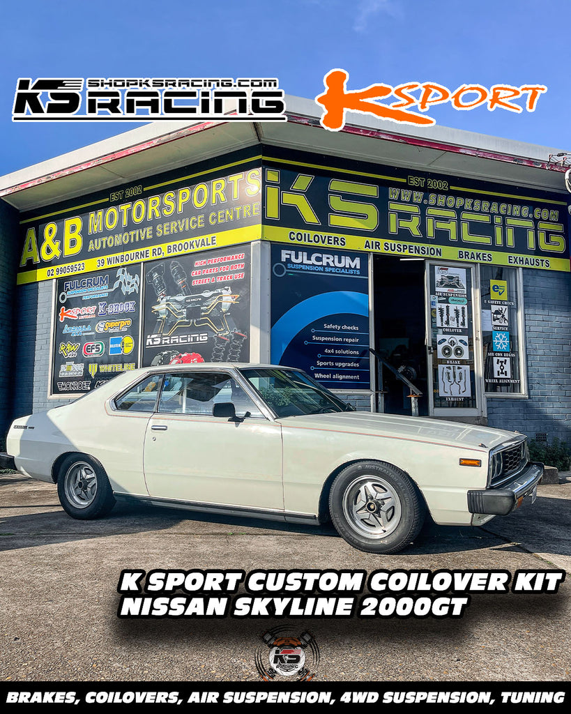 Nissan SKYLINE C210 77-81 - KSPORT Coilover Kit — KS Racing Australia