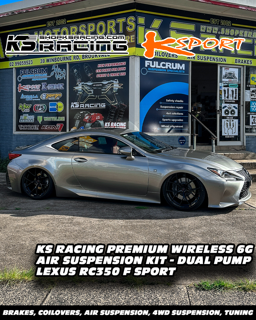 Lexus RC350 15-UP Premium Wireless Air Suspension Kit - KS RACING — KS Racing Australia