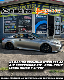 Lexus RC350 15-UP Premium Wireless Air Suspension Kit - KS RACING — KS Racing Australia