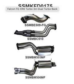 FALCON FG XR6 TURBO 3IN DUAL TURBO BACK - MANTA PERFORMANCE — KS Racing Australia