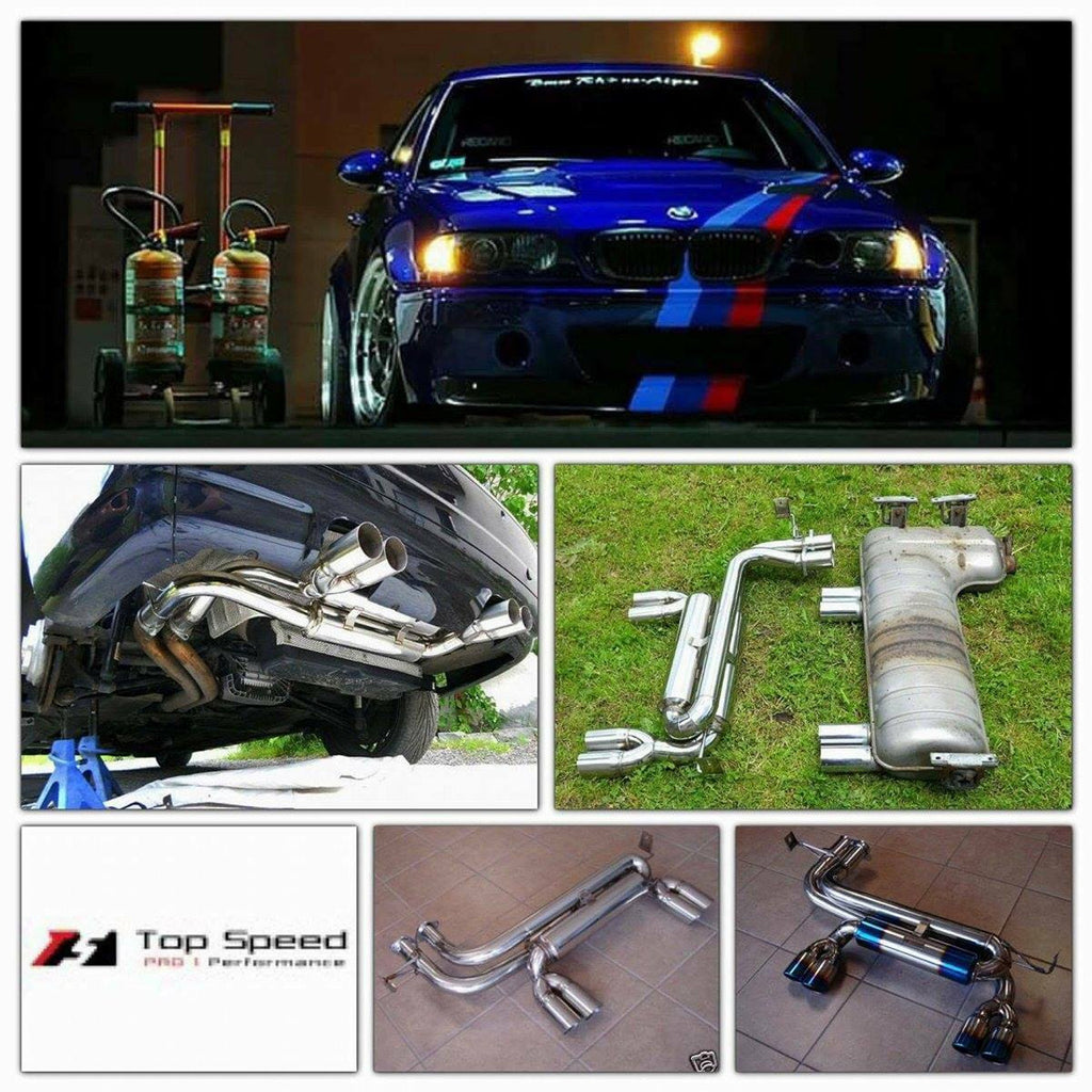 BMW E46 M3 01-06 Full Titanium Performance Axle-back Exhaust System - Top Speed — KS Racing Australia