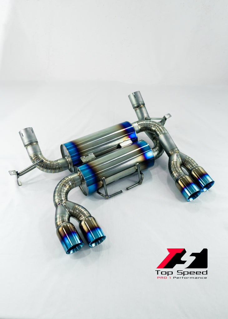 BMW E90 E92 E93 M3 Coupe Sedan 08-13 100% Full Titanium Rear Section Exhaust Systems - Top Speed — KS Racing Australia