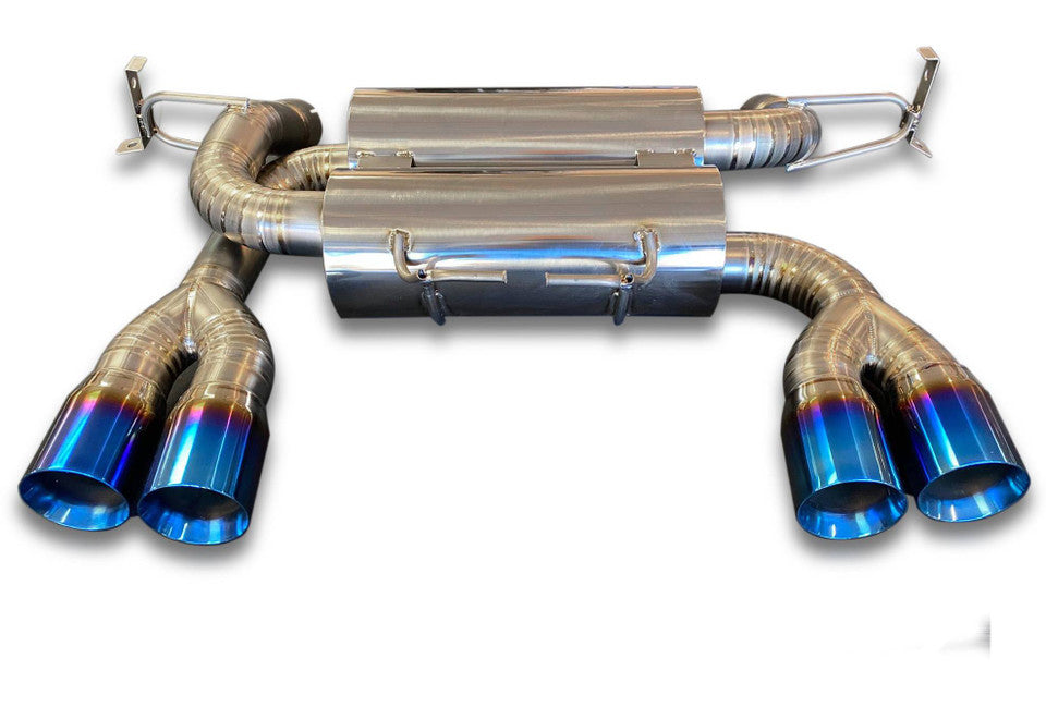 BMW E90 E92 E93 M3 Coupe Sedan 08-13 100% Full Titanium Rear Section Exhaust Systems - Top Speed — KS Racing Australia