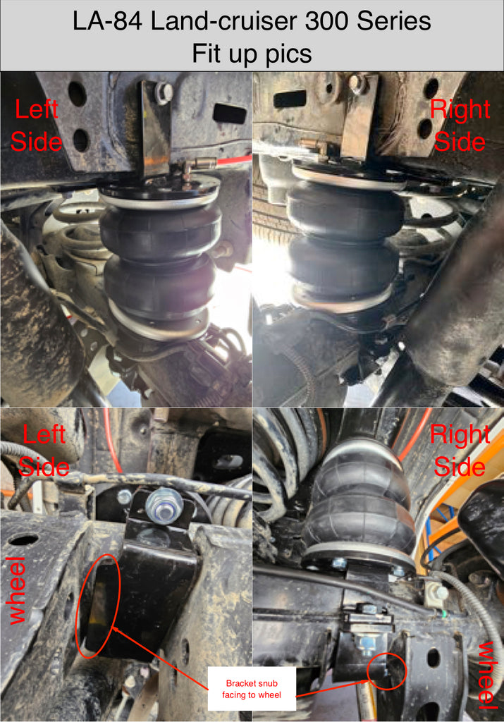 Toyota LandCruiser 300 Series Load Assist Airbags - BOSS AIR — KS Racing Australia