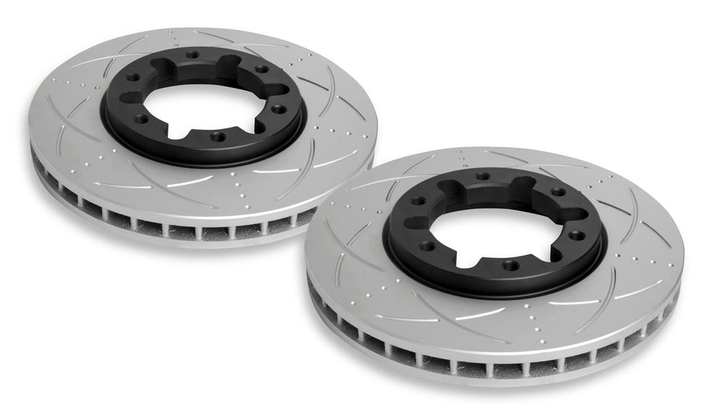Front 0" Brake Upgrade Kit to suit Nissan Patrol GU/Y61 1999-2006 4.5, 2.8TDCi & 4.2D 4x4 non ABS - — KS Racing Australia