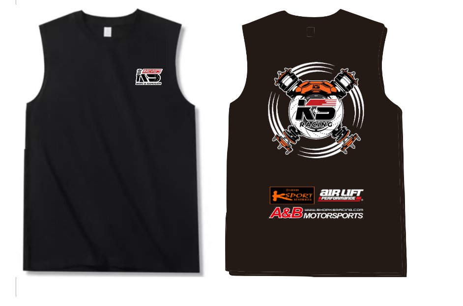 "KS SIGNATURE" Muscle Tees — KS Racing Australia