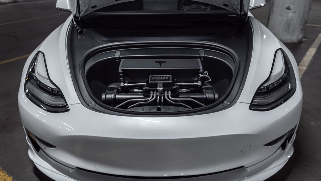 Tesla Model S 12-UP Air Lift Performance 3P Air Suspension with KS RACING Air Struts — KS Racing Australia