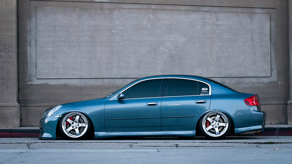 Infiniti G35 RWD 02-07 Air Lift Performance 3P Air Suspension with KS RACING Air Struts — KS Racing Australia