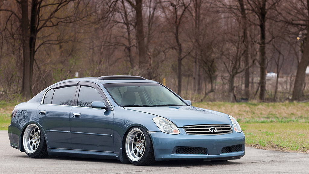 Infiniti G35x 04-06 Air Lift Performance 3P Air Suspension with KS RACING Air Struts — KS Racing Australia