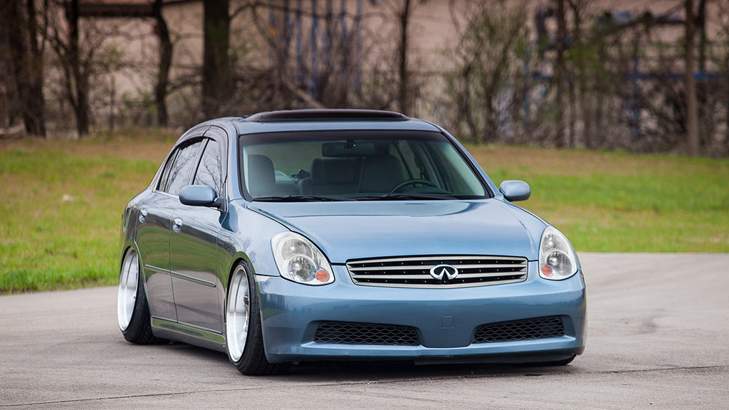 Infiniti G35x 04-06 Air Lift Performance 3P Air Suspension with KS RACING Air Struts — KS Racing Australia