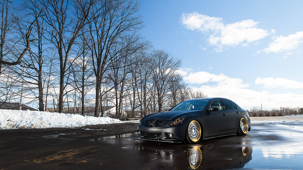 Infiniti G35x 07-08 Air Lift Performance 3P Air Suspension with KS RACING Air Struts — KS Racing Australia