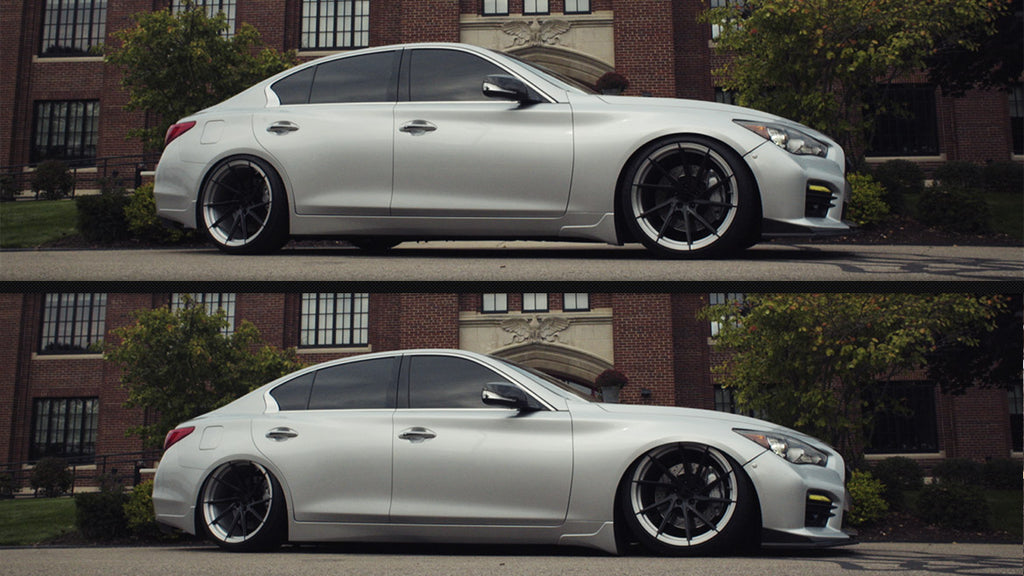 Infiniti Q50 12-22 Air Lift Performance 3P Air Suspension with KS RACING Air Struts — KS Racing Australia