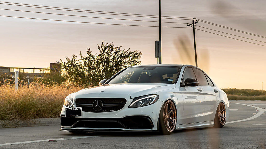 Mercedes Benz C300 W205 15-20 Air Lift Performance 3P Air Suspension with KS RACING Air Struts — KS Racing Australia