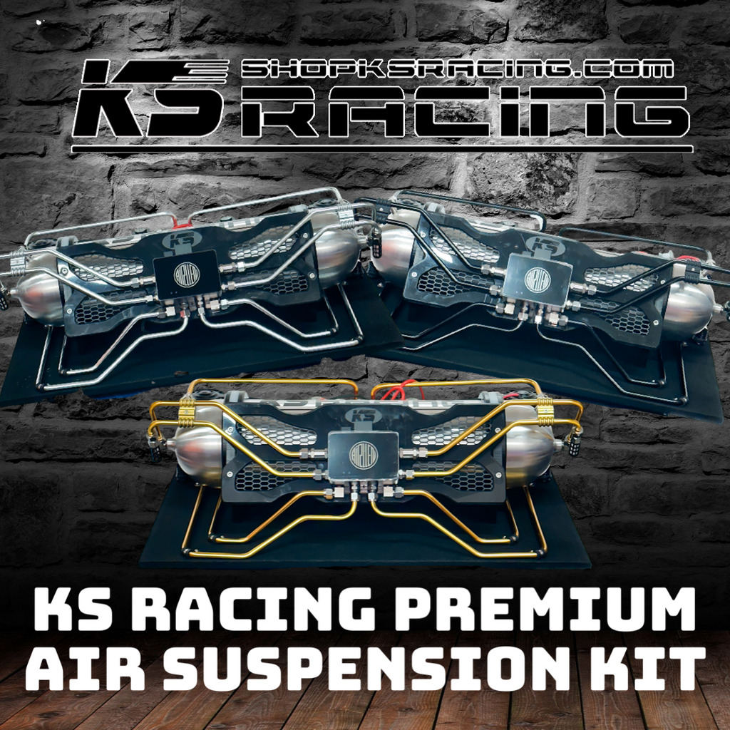 BMW 3 Series E30 6cyl 46mm 82-90 Premium Wireless Air Suspension Kit - KS RACING — KS Racing Australia