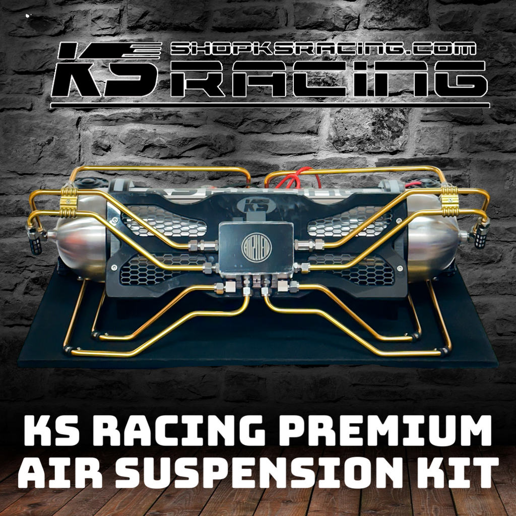 BMW 3 Series E30 6cyl 46mm 82-90 Premium Wireless Air Suspension Kit - KS RACING — KS Racing Australia
