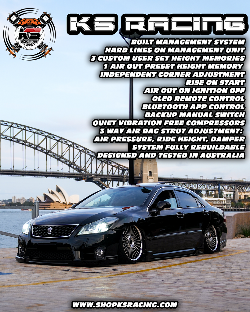 Ford Focus MKIII 10-UP Premium Wireless Air Suspension Kit - KS RACING — KS Racing Australia