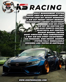 Honda Accord 8 CP1/2/3 07-12 Premium Wireless Air Suspension Kit - KS RACING — KS Racing Australia