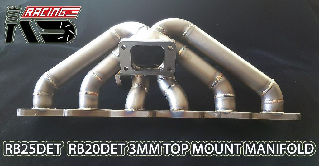 Nissan RB25DET RB20DET 3mm Top Mount Manifold — KS Racing Australia