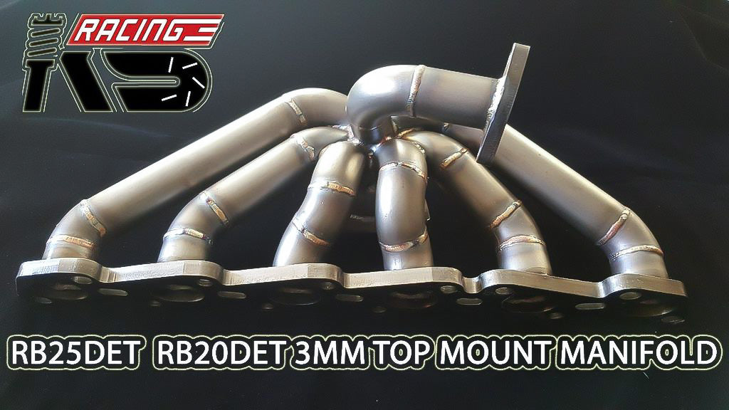Nissan RB25DET RB20DET 3mm Top Mount Manifold — KS Racing Australia