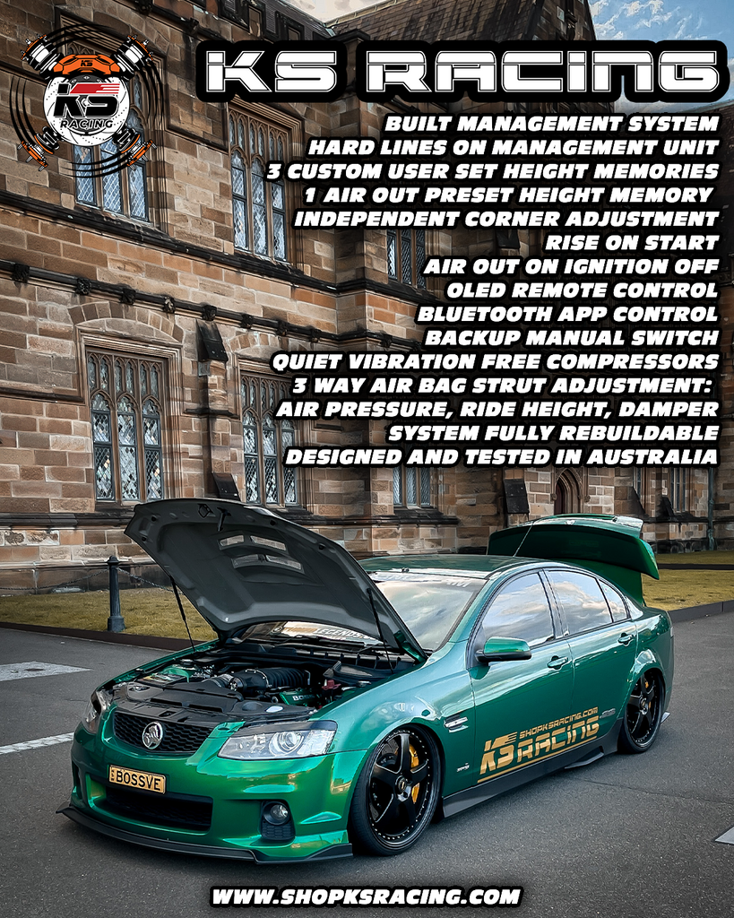 Holden Commodore VT-VY UTE Premium Wireless Air Suspension Kit - KS RACING — KS Racing Australia